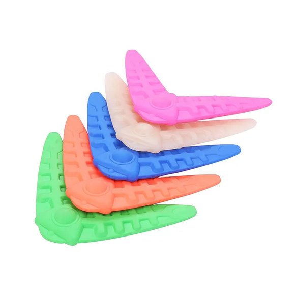 Discs Shape Pet Flying Fetch Dog Chew Toys for Interactive Play - Picture 2 of 11